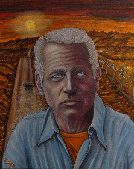 Oil Painting > End of Days ( Paul Newman ) - Click Image to Close